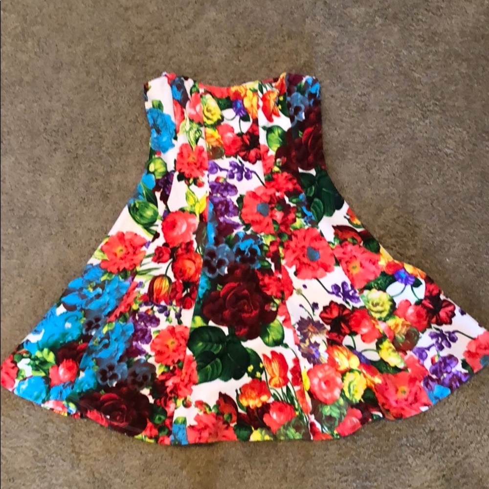 Strapless Body Central floral dress